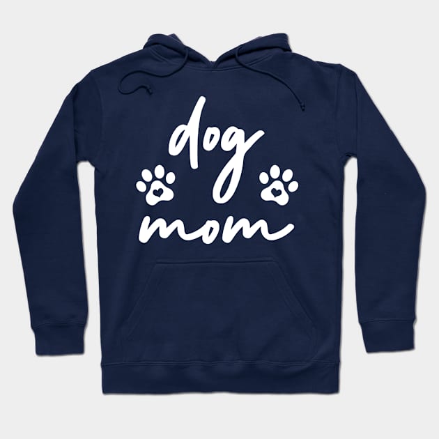 Dog Mom Love Dogs - Dog Lover Hoodie by Adolphred